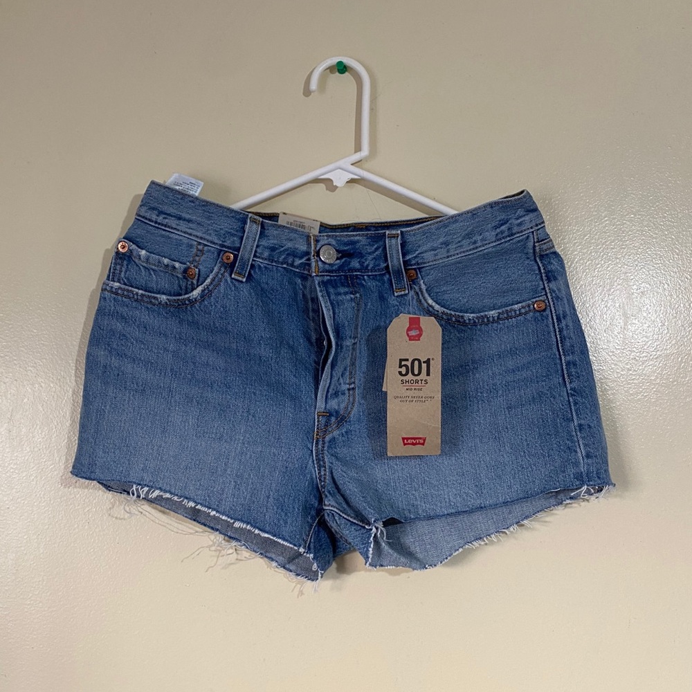 Women’s 28 - Blue Levi’s 501 Jean Shorts